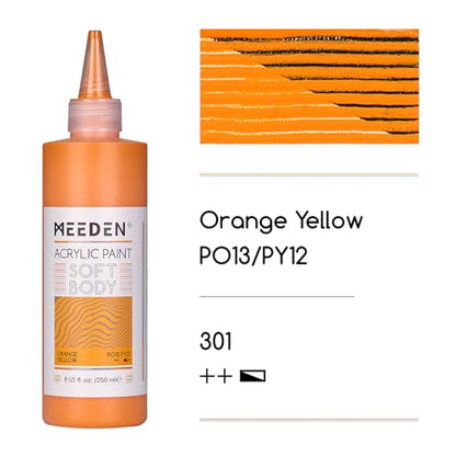 Orange Yellow Acrylic Paint (8.45 Fl Oz)