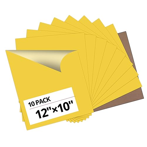 Yellow Heat Transfer Vinyl Bundle (10 Count)