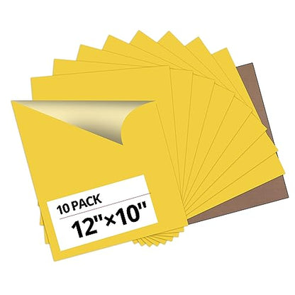 Yellow Heat Transfer Vinyl Bundle (10 Count)