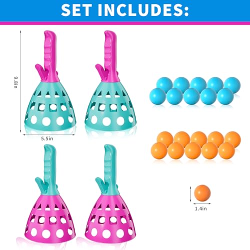 Outdoor Game Toys for Kids Boys with 20 Balls Pop Pass Catch Ball Game Outside Toys Gifts for 3 4 5 6 7 8 9 10 11 12 Years Old Boy Kids Outside Outdoor Toy Gifts for Boys Ages 3 (20 Count)