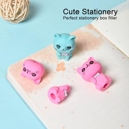 18Pcs Pencil Top Erasers for Kids (18 Count)