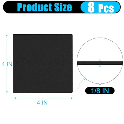 8 PCS Adhesive Foam Padding Sheets Closed Cell Neoprene Foam Sheet 1 (8 Count)