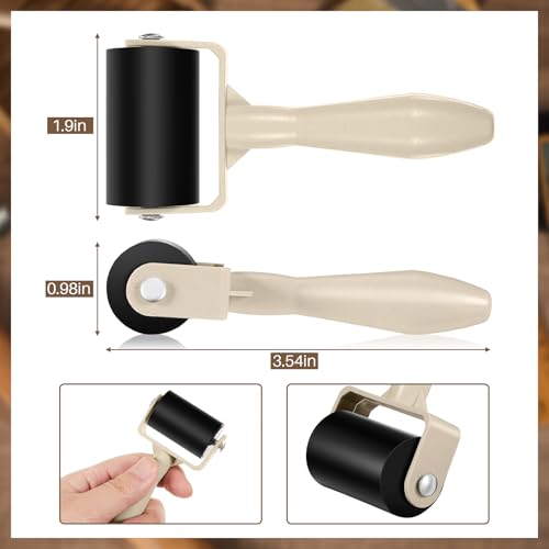 30 Pack Rubber Brayer Rollers