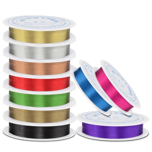0.5 mm Dia. 10 Rolls Copper Jewelry Wire