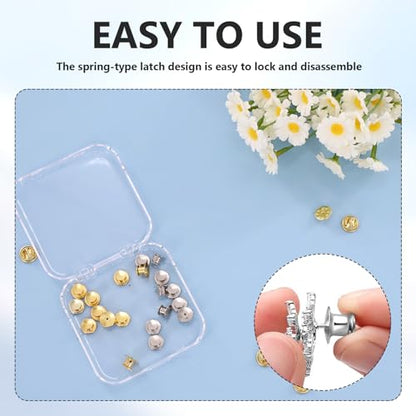 120 PCS Locking Pins Back and Backs Locking Pin (120 Count)
