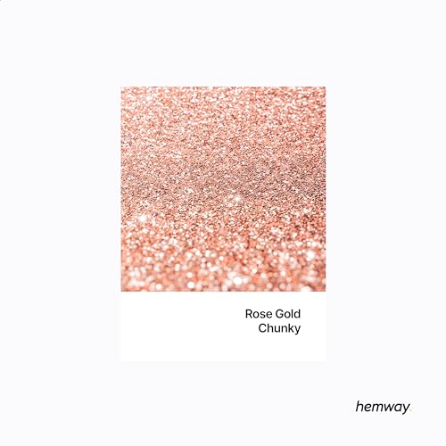 Resin Glitter Rose Gold 100g Chunky Polyurethane & Epoxy Glitter (3.5274 Ounce)