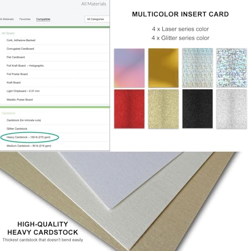 Card Making Starter Kit Compatible with Cricut Joy Xtra Machine