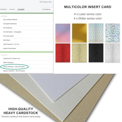 Card Making Starter Kit Compatible with Cricut Joy Xtra Machine