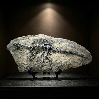 Resin Spinosaurus Dinosaur Fossil Statue Model Simulated Skeleton Home Office Display Decorative Craft Box Decoration