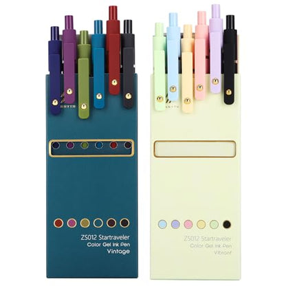 Colored Gel Pens Set (6 Count)