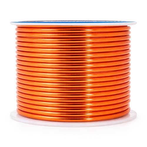12 Gauge Burnt Orange Anodized Aluminum Craft Wire