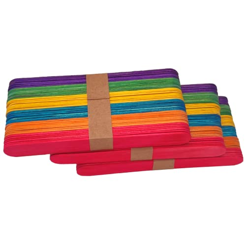120 Pcs 6" Jumbo Popsicle Sticks (120 Count)