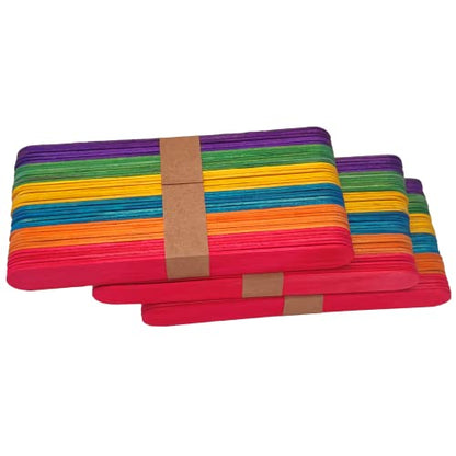 120 Pcs 6" Jumbo Popsicle Sticks (120 Count)