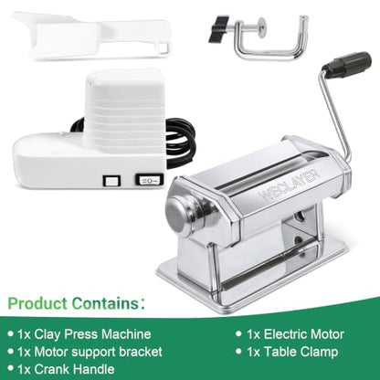 Electric Polymer Clay Press Machine Set