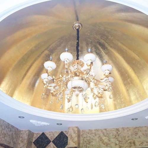 Gold Leaf Sheets for Art 300Pcs Antique Gold Foil