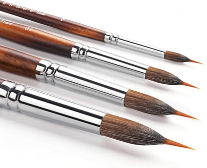 Watercolor Brushes Professional (4 Count)