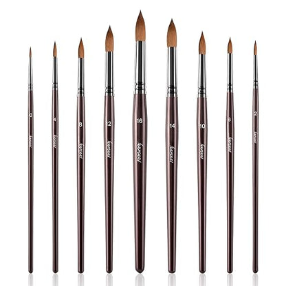 Sable Watercolor Brushes