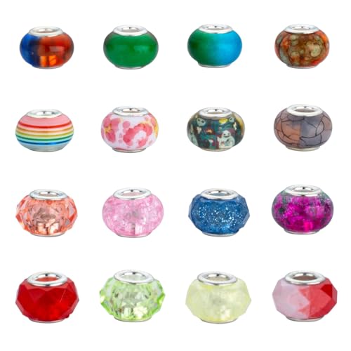 Multicolor Large Hole Beads (100 Count)