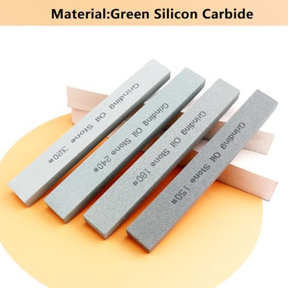 4Pcs Flat Sharpening Stone Set (4 Count)