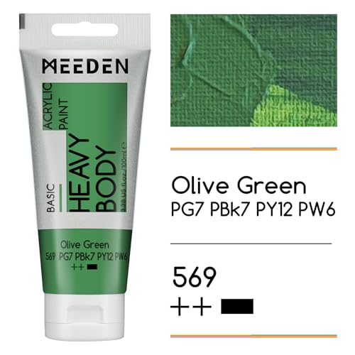 Acrylic Paint Olive Green (6.76 Fl Oz)