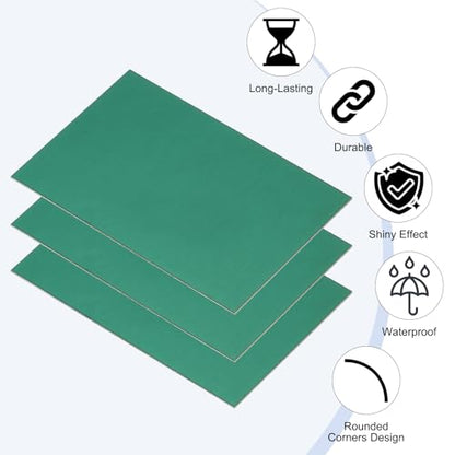 2.1x3.3 Inch Anodized Aluminum Sheet Metal (15 Count)