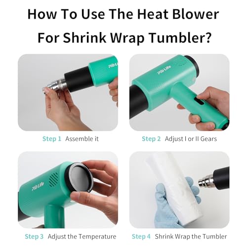 Heat Blower Gun with Foldable Handle for Shrink Wrap Film 110 V