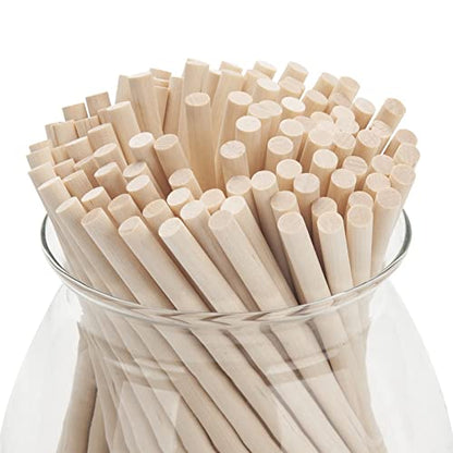Wood Dowels Wooden Dowel Rods (100 Count)