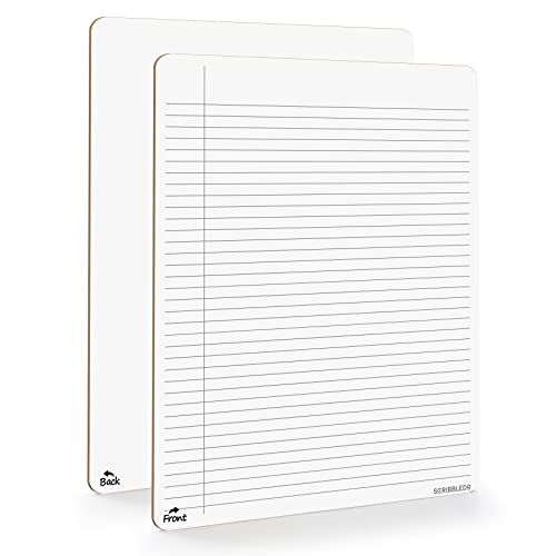 Dry Erase Board with Lines for Desk