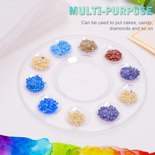 8Pcs Clear Paint Pallet