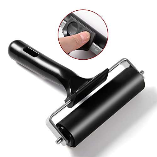 3 Pack Brayer Rollers for Crafting Vinyl Rubber Roller Brayers