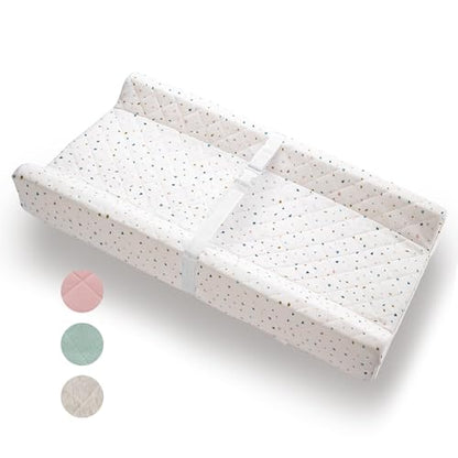Organic Cotton Covered Contoured Baby Changing Pad