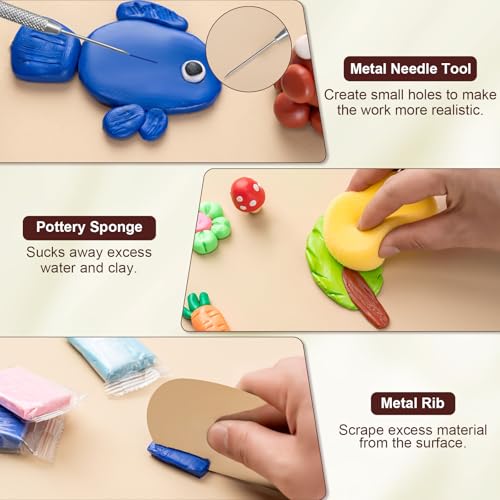 8 Pcs Polymer Clay Sculpting Tools Kit for Adults
