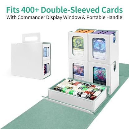 Commander Deck Box For Mtg Fits 400+ Double