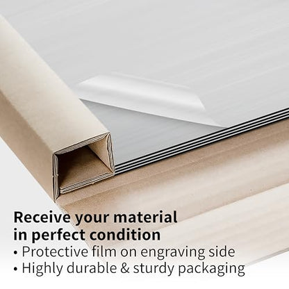 Metallic Looking Acrylic Sheet (4 Count)