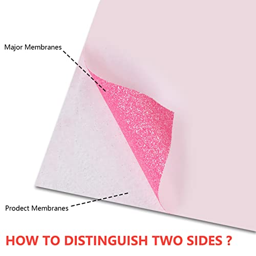 Heat Transfer Vinyl Glow Pink Glitter HTV Rolls
