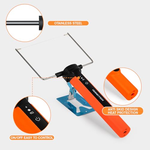 3-in-1 Hot Wire Electric Foam Cutter, Styrofoam Cutter Tool, Orange