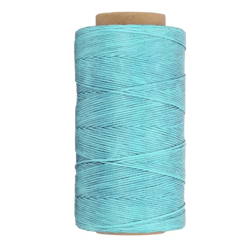 284 Yard Flat Waxed Thread 150D 1mm Leather Sewing Cord for Repairing Shoes Bags Wallets Jewelry Making DIY Leather Craft