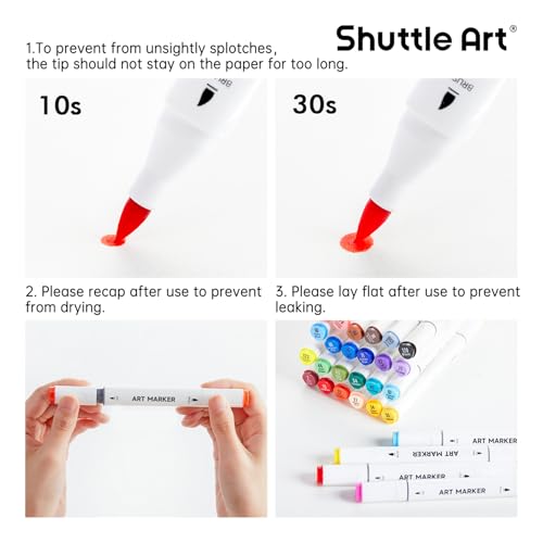 Brush Tip Alcohol Markers