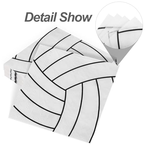 48 Pieces Volleyball Paper Napkins (48 Count)
