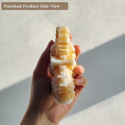 Bee Floral Candle Soap Mold