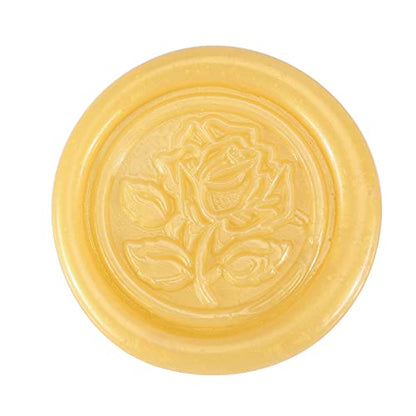 5Pcs Gold Sealing Wax Sticks with Wicks for Wax Seal Stamp (5 Count)