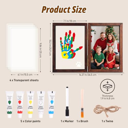 Family Handprint Kit with Light for 4