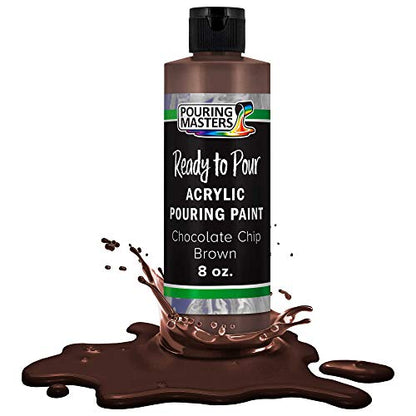 Pouring Masters Chocoloate Brown Ready to Pour Acrylic Pouring Paint (8 Fl Oz)