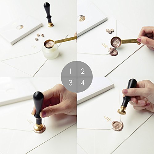 Mailable Glue Gun Sealing Wax Sticks for Wax Seal Stamp (8 Count)