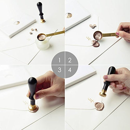 Mailable Glue Gun Sealing Wax Sticks for Wax Seal Stamp (8 Count)