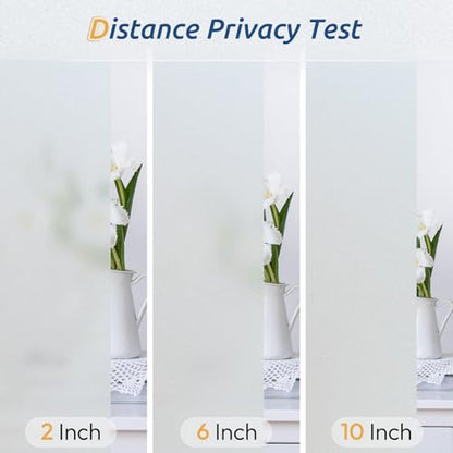 Frosted Glass Window Privacy Film (19.34 Sq Ft)
