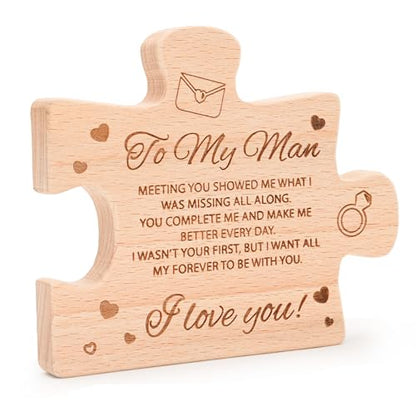 To My Man Fathers day husbandd gifts from wife