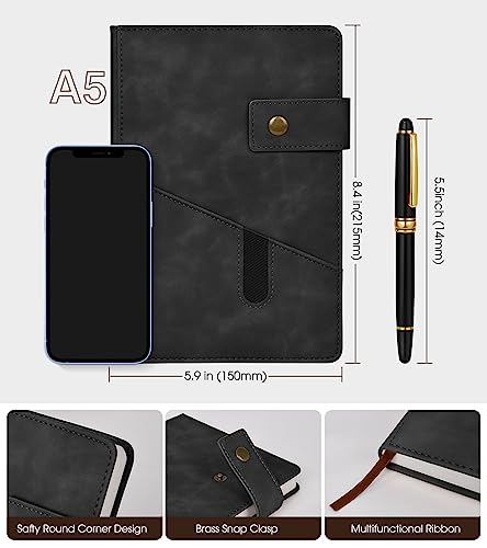 Lined Notebook with Pen