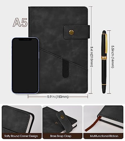 Lined Notebook with Pen