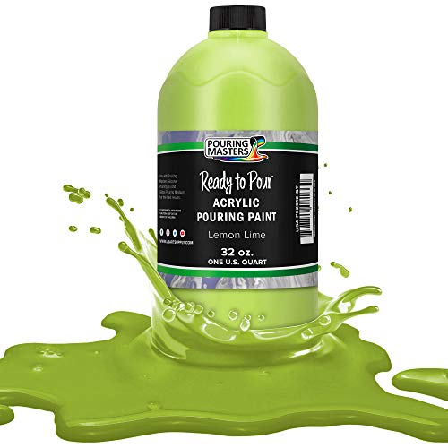 Lemon Lime Acrylic Ready to Pour Pouring Paint (32 Fl Oz)